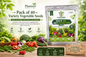 Pack of 40 Premium Vegetable Seeds Combo | High Germination Non-GMO Seeds for Kitchen Garden